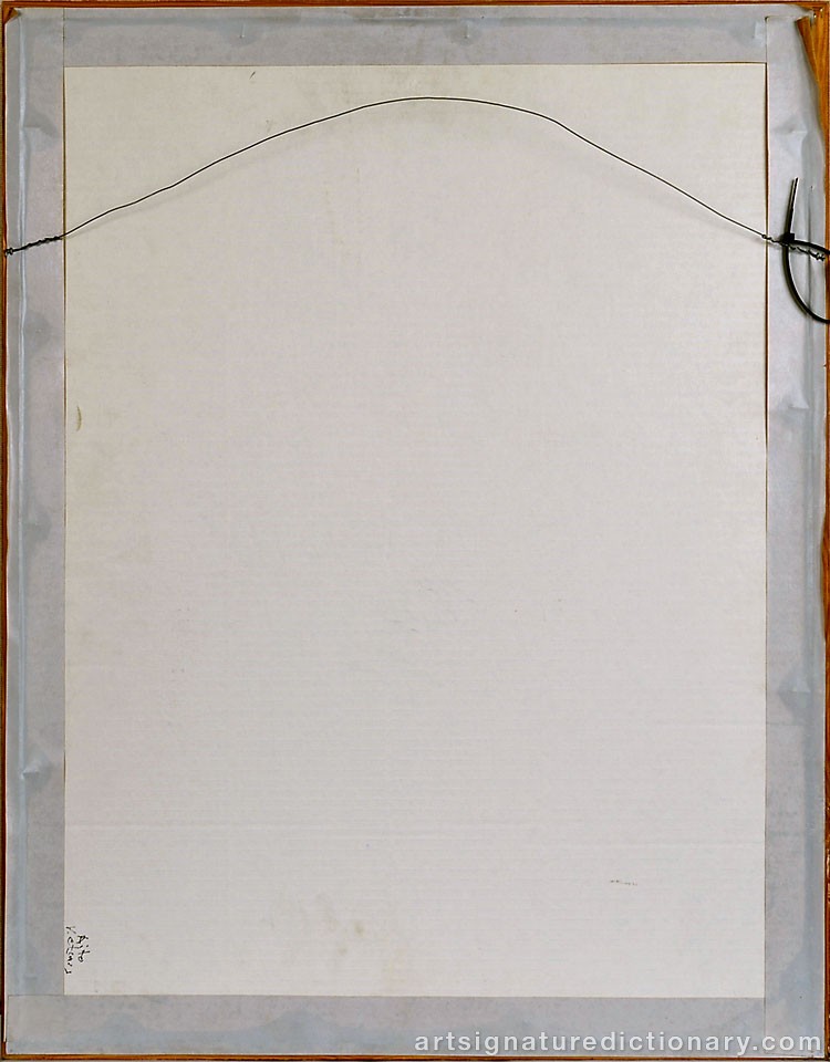 Close-up details showing Salvador DALI signature forgery characteristics