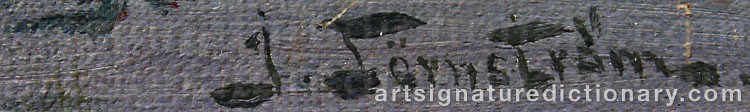 Signature by Isidor TÖRNSTRÖM