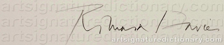 Signature by Richard DAVIES
