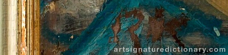 Authentic signature by Ragnar ‘Rk’ KRAUGERUD on  artwork