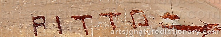 Signature by Guiseppe PITTO