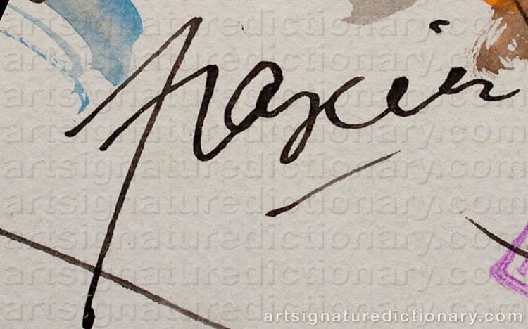 Signature by Jules PASCIN