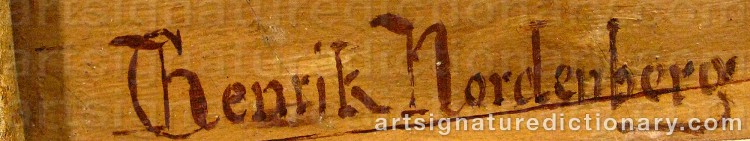 Signature by Henrik NORDENBERG