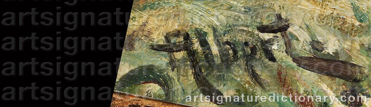 Signature by Gustaf ALBERT