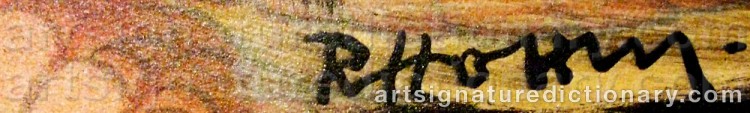Signature by Ragnar Von HOLTEN
