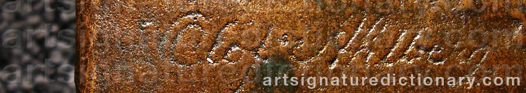 Signature by Olof AHLBERG