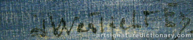 Signature by Ingeborg WESTFELT-EGGERTZ