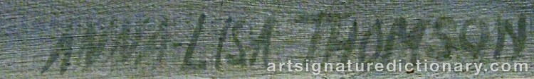 Signature by Anna-Lisa THOMSON
