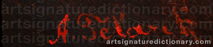 Signature by Alois TELARIK