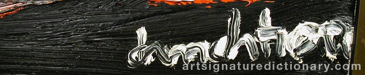 Close-up details showing Bengt LINDSTRÖM signature forgery characteristics