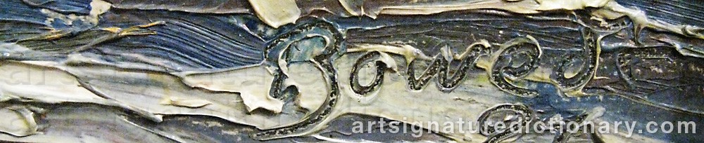 Signature by Carl Christian BOWEDT