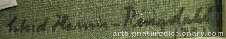 Signature by Astrid HARMS-RINGDAHL