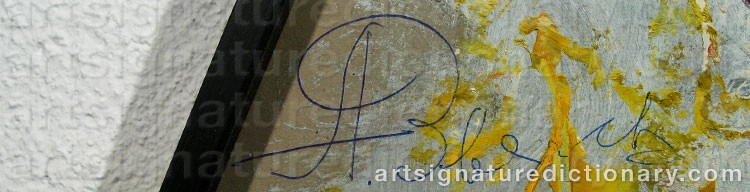 Signature by Anatolii Timofeevich ‘Az’ ZVEREV