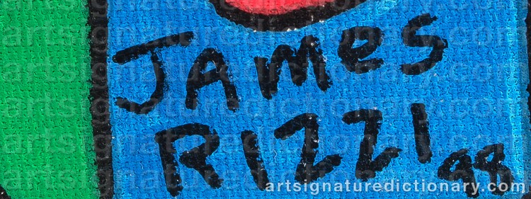 Signature by James RIZZI