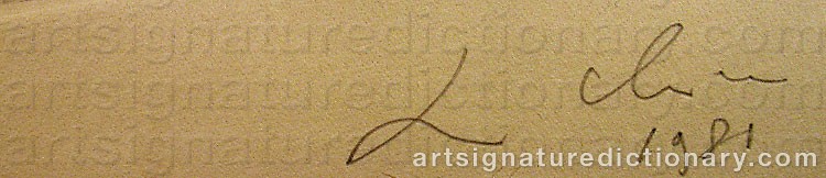 Signature by Sandro CHIA
