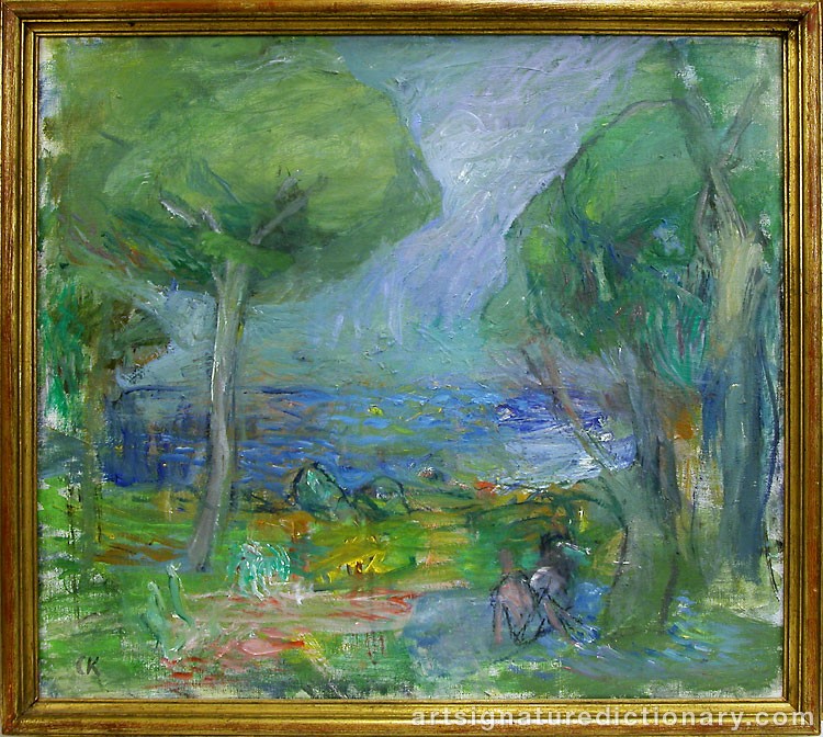 Close-up details showing Carl KYLBERG signature forgery characteristics