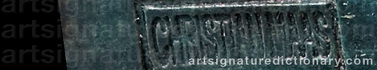 Authentic signature by Christian MAAS on  artwork