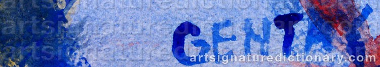Signature by Herbert GENTRY