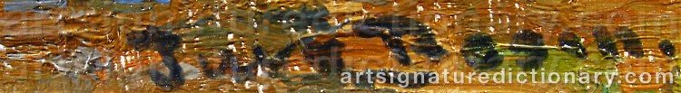 Signature by Ture BOSIN