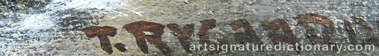 Signature by Thorvald RYGAARD