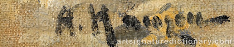 Signature by Alexei Vasilievich HANZEN