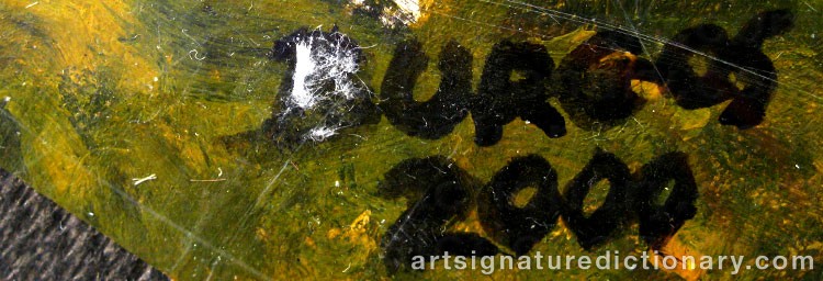 Proven forgery of Martin BURGOS signature - counterfeit example