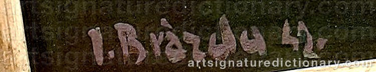 Signature by Jan BRAZDA