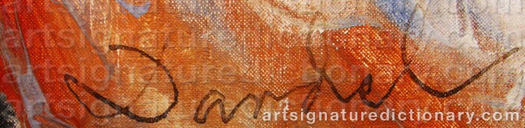 Signature by Nils Von DARDEL