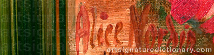 Signature by Alice NORDIN