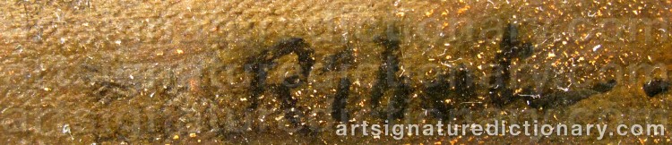 Signature by Théodule Augustin RIBOT