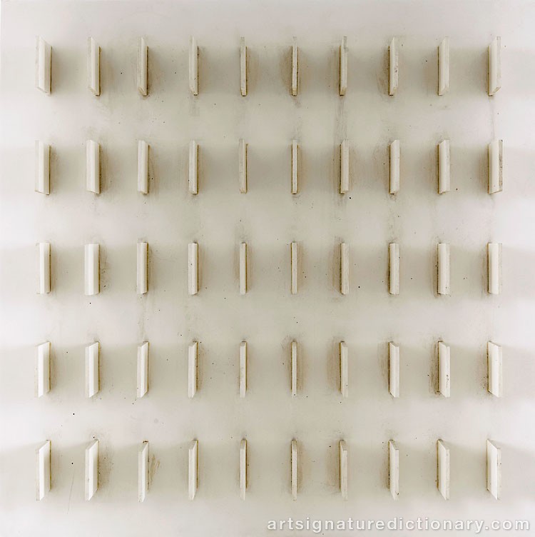 Close-up details showing Jan SCHOONHOVEN signature forgery characteristics