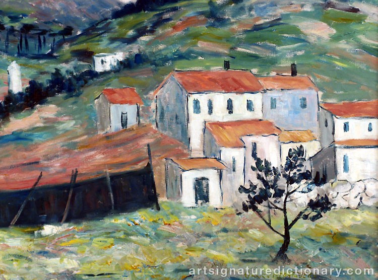 Close-up details showing Olle HJORTZBERG signature forgery characteristics