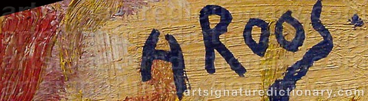 Signature by Alexander ROOS