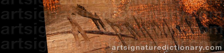 Signature by Aleksei Matveevich PROKOFIEV
