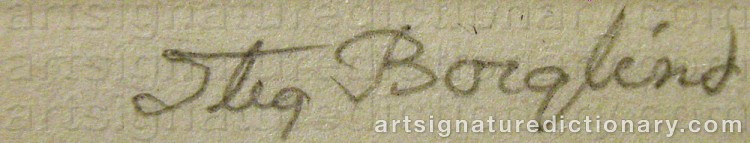 Signature by Stig BORGLIND