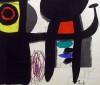 Close-up details showing Joan MIRO signature forgery characteristics
