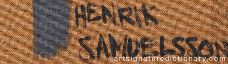 Signature by Henrik SAMUELSSON