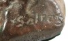 Close-up details showing Axel EBBE signature forgery characteristics