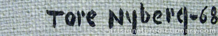 Signature by Tore NYBERG