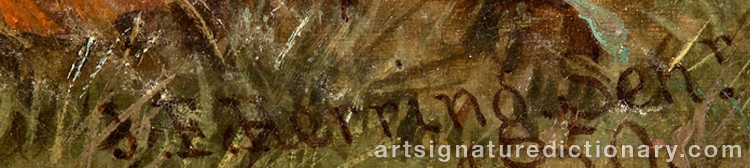 Signature by John Frederick The Elder HERRING