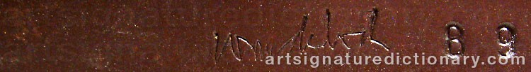 Signature by Paul WUNDERLICH