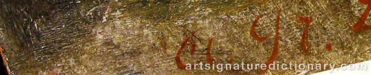 Signature by Alexis Vasilievich GRITCHENKO