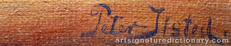 Signature by Peter Vilhelm ILSTED