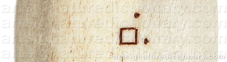 Authentic signature by Oliver (Sami Artist) ISRAELSSON on artwork