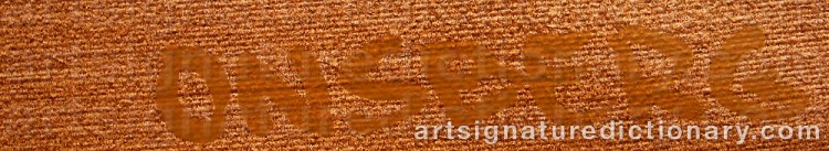 Signature by Ulf ONSBERG