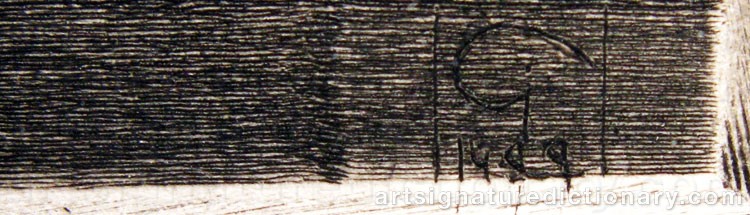 Signature by Gustaf ISANDER