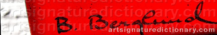 Signature by Bengt BERGLUND