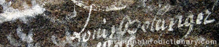 Signature by Louis BELANGER