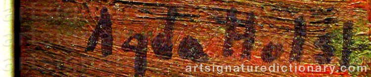 Signature by Agda HOLST