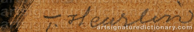 Signature by Teodor HEURLIN
